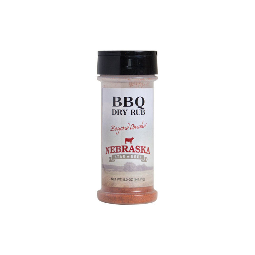 BBQ Dry Rub | 5 oz. Bottle | Big, Bold BBQ Flavor | Hickory Seasoning | Made in Holdrege, NE | Nebraska Star Beef