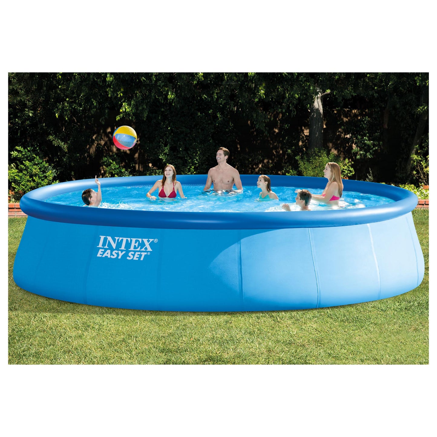 Intex 18’ x 48” Above Ground Swimming Pool and 2500 GPH Cartridge Filter Pump