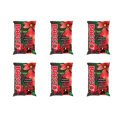 Michigan Peat Baccto All Purpose Potting Soil with Perlite, 25 lbs (6 Pack)