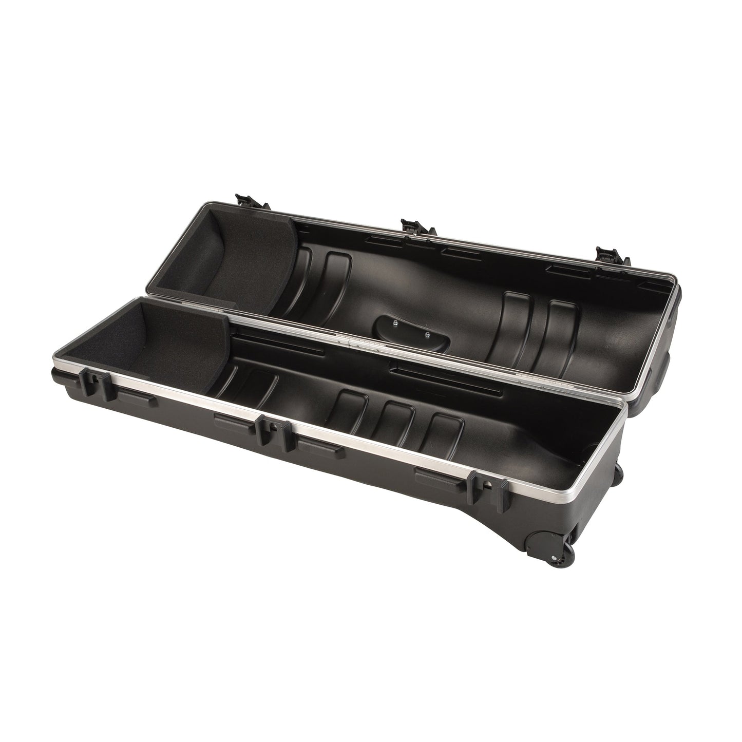 SKB Cases Deluxe ATA Hard Plastic Storage 2 Wheeled Cart Golf Bag Travel Case