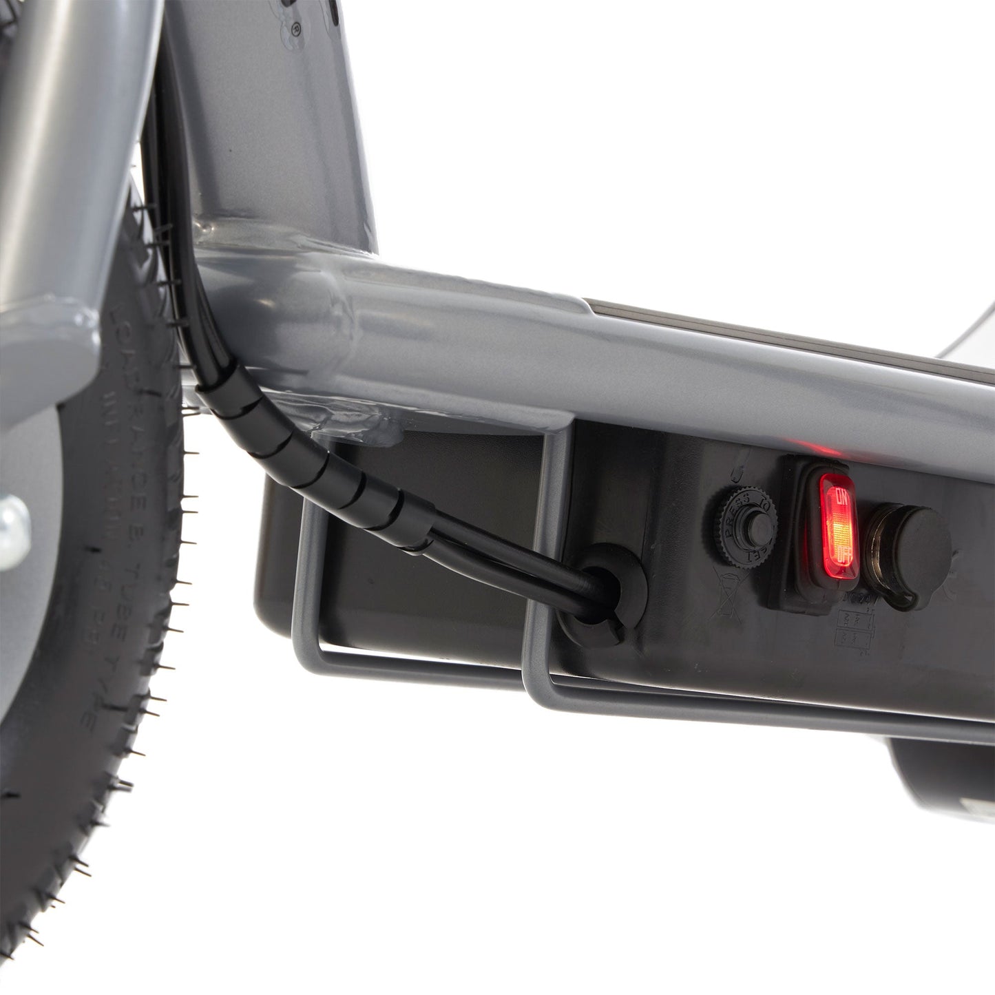 Razor E325 Adult Ride-On 24V High-Torque Motor Electric Powered Scooter, Silver