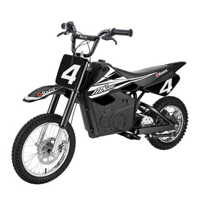 Razor MX650 Dirt Rocket High-Torque Electric Motocross Dirt Bike, Black (2 Pack)