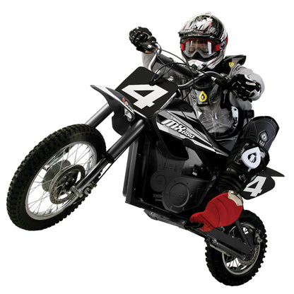 Razor MX650 Dirt Rocket High-Torque Electric Motocross Dirt Bike, Black (2 Pack)