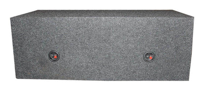 Planet Audio AC12D 12" 3600W 4 Ohm DVC Car Subwoofer Pair w/ Dual Sub Enclosure