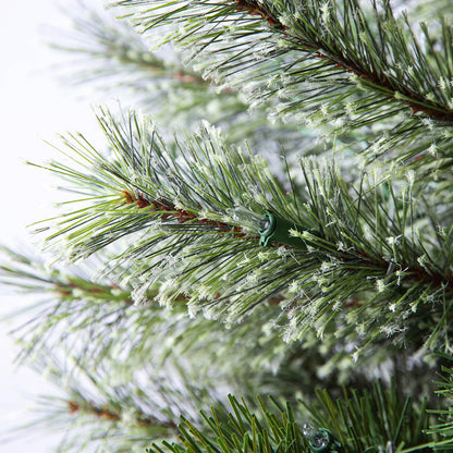 Home Heritage Stanley 7' Pine Artificial Christmas Tree, PreLit 350 Clear Lights