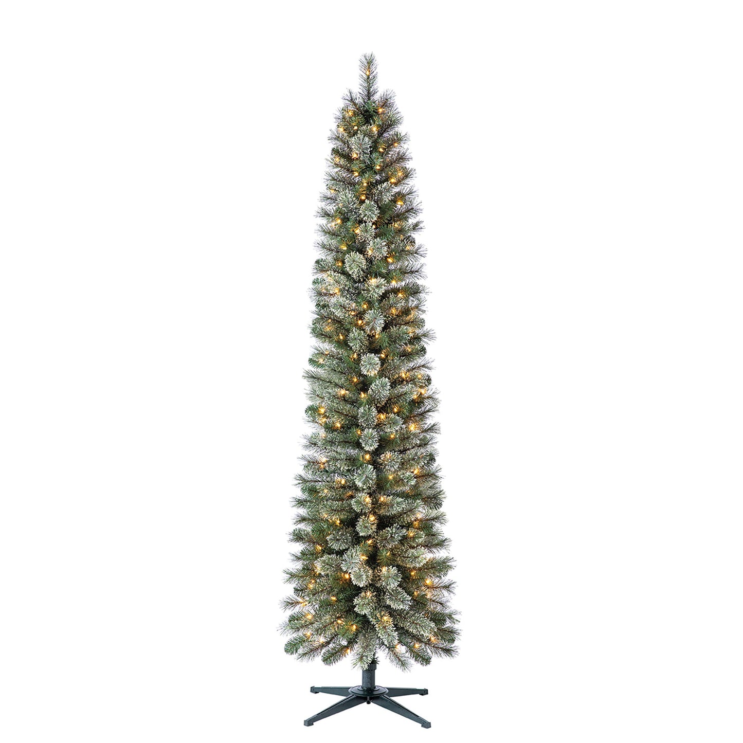 Home Heritage Stanley 7' Pine Artificial Christmas Tree, PreLit 350 Clear Lights