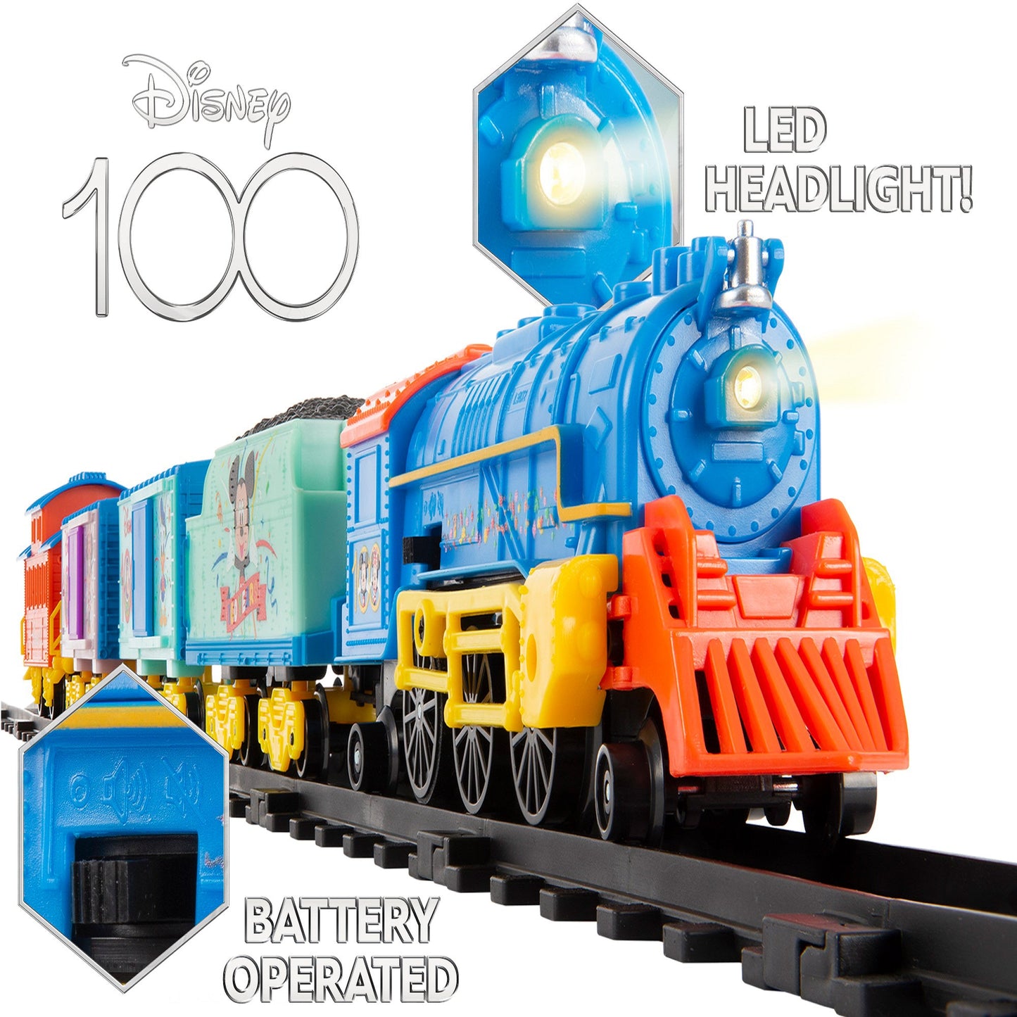 Lionel Trains Disney 100 Years of Wonder Battery Operated Ready-To-Play Set