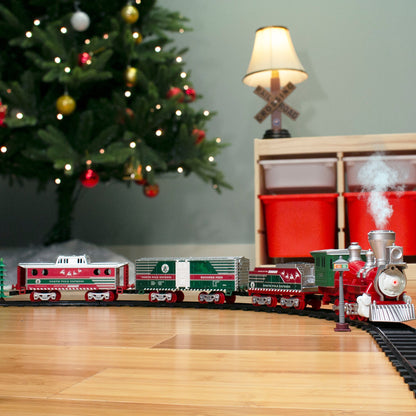 Lionel Trains North Pole Express Holiday Train 29 Piece Set with Smoke Effect
