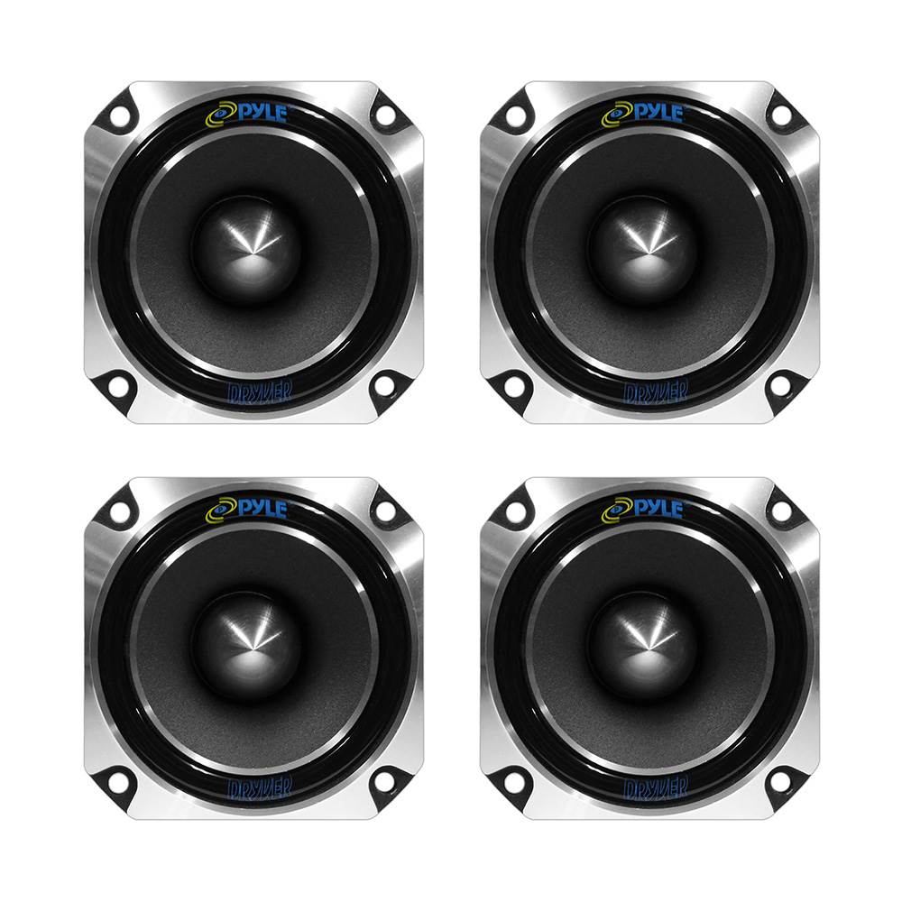 Pyle Pro 1 Inch 300 Watt Heavy Duty Titanium Super Car Tweeter (4 Pack) | PDBT28