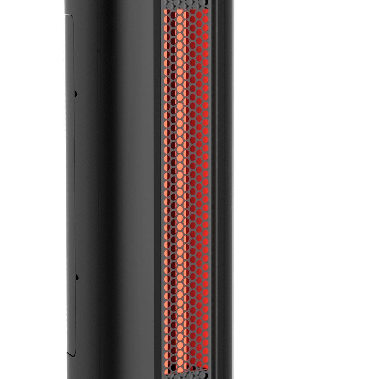 Lifesmart PCHT1053US 2 Element Infrared Portable Tower Space Heater Fan (2 Pack)