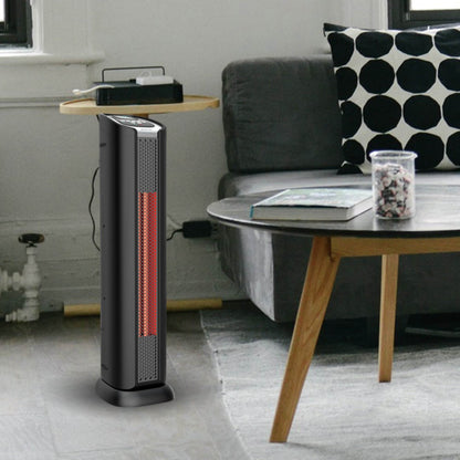 Lifesmart PCHT1053US 2 Element Infrared Portable Tower Space Heater Fan (2 Pack)