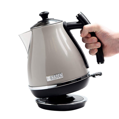 Haden Stainless Steel Retro Toaster & 1.7 Liter Stainless Steel Electric Kettle