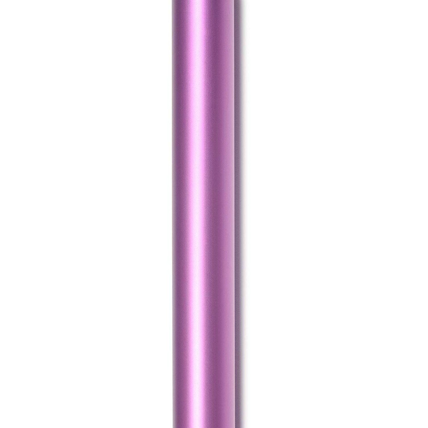 Lumex Everyday Adult Walker Walking Aid with 5" Front Wheels & Glide Tips, Plum