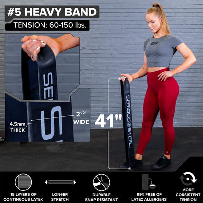 41" Light Resistance Band (25-80 lbs)