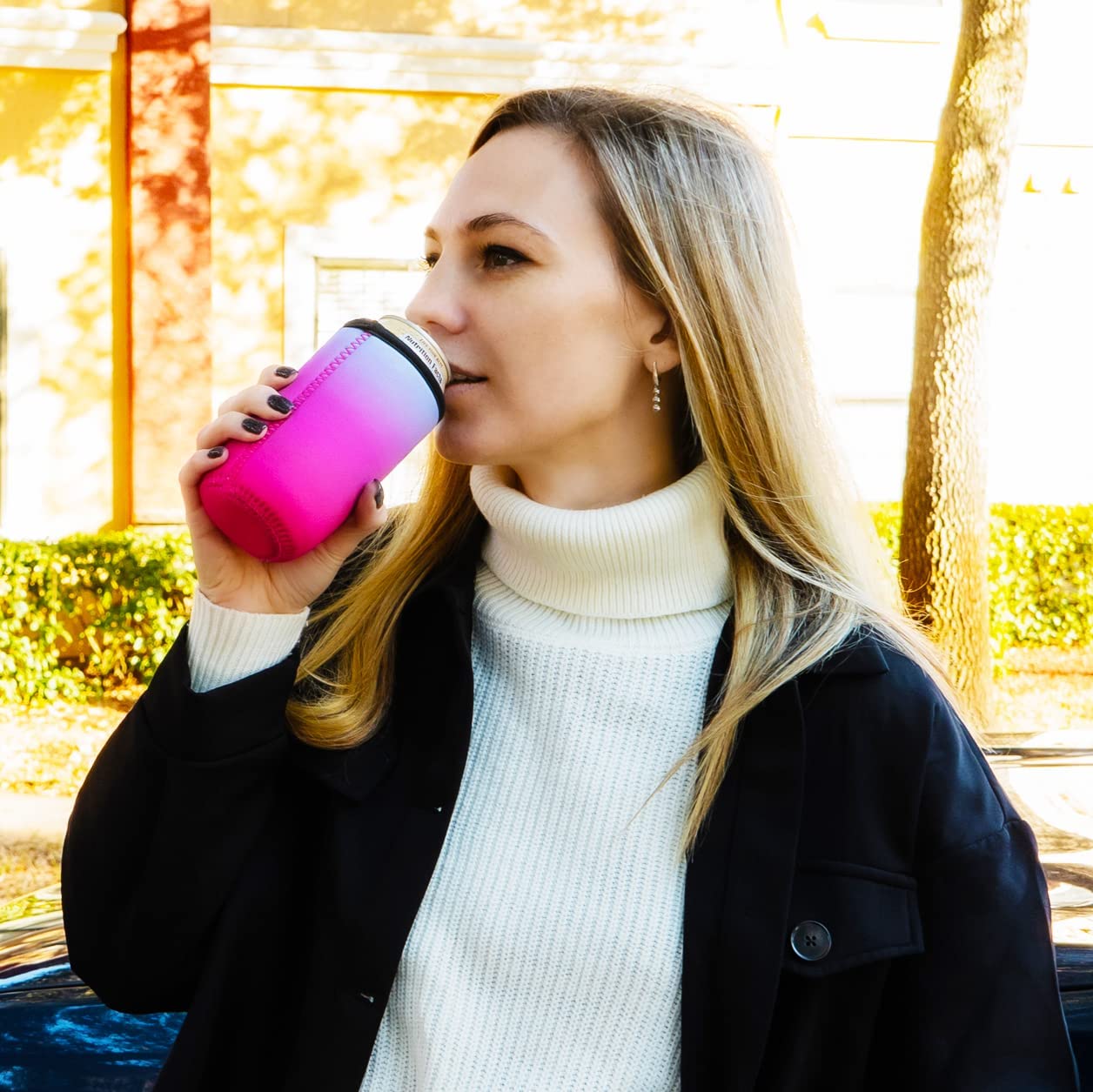 Ombre Can Coolers for Cans and Bottles