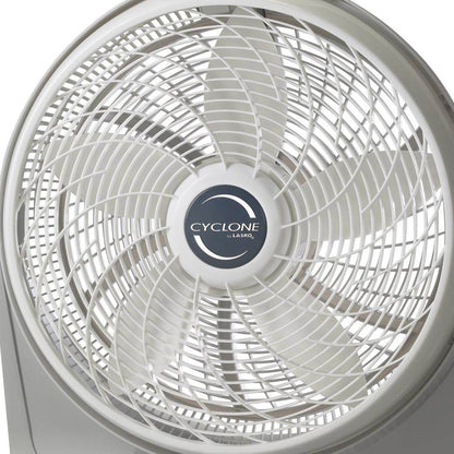 Lasko 20 Inch Cyclone Portable Full-Tilt Floor or Wall Mount Pivoting Fan, White