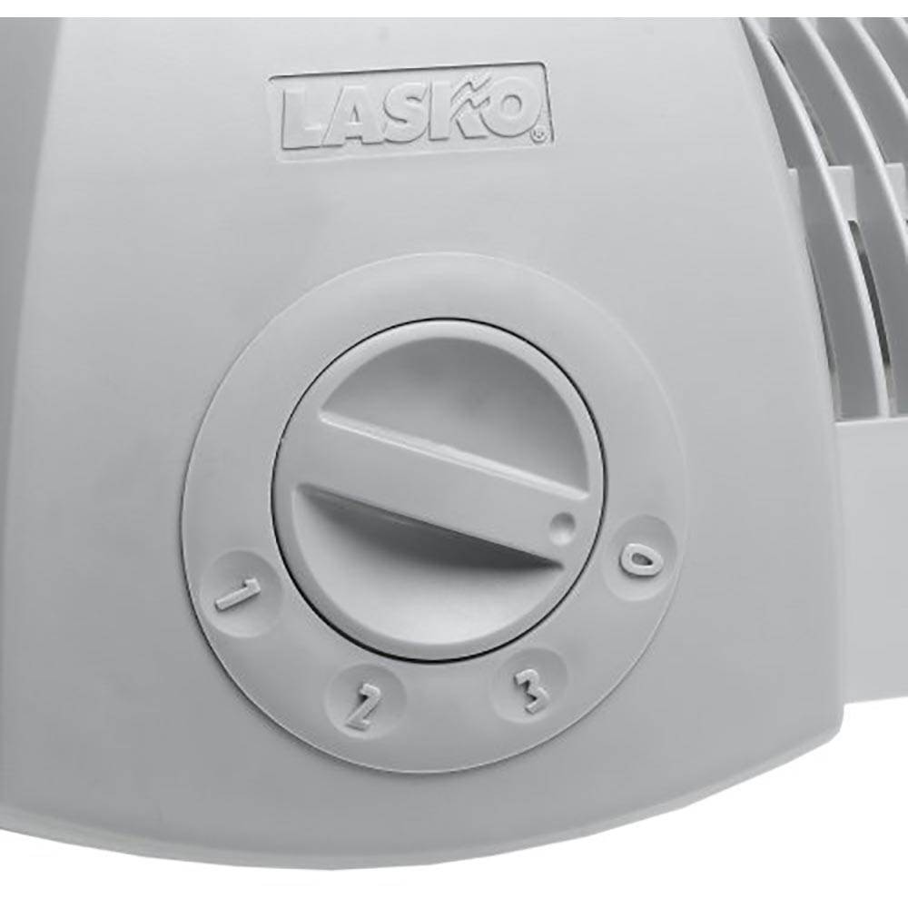 Lasko 20 Inch Cyclone Portable Full-Tilt Floor or Wall Mount Pivoting Fan, White