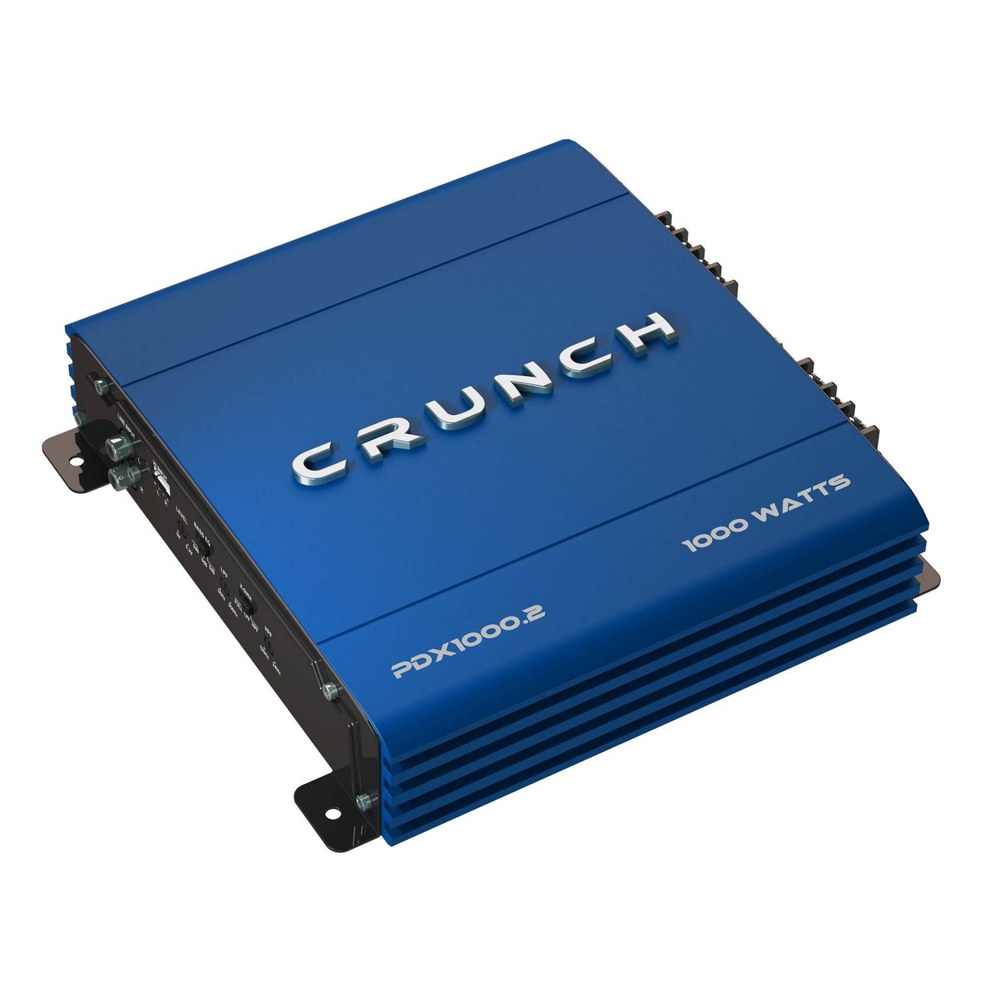 Crunch PowerDriveX 1000W 2 Channel Blue A/B Car Amplifier + 4-Gauge Wiring Kit