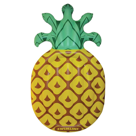 Swimline Jumbo 88" x 50" Inflatable Tropical Pineapple Pool Float Island Lounger