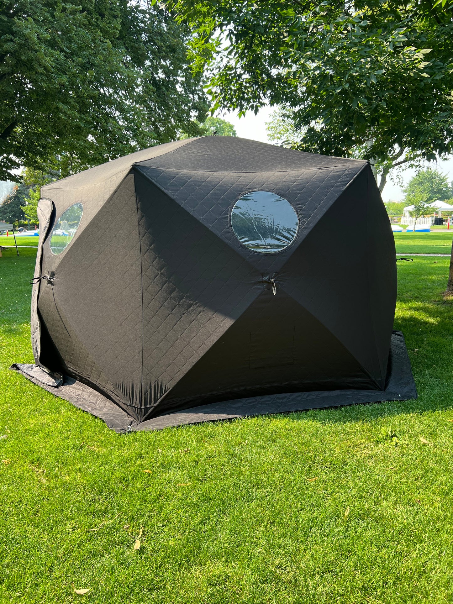 Portable Outdoor Sauna - Dome Tent - 8 People - Starter Package