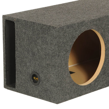 QPower HD112VL Single 12 Inch SPL XL Heavy-Duty Side Ported Subwoofer Enclosure