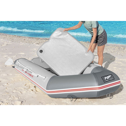 Bestway Hydro-Force Caspian Inflatable 2 Person Boat Set with Oars and Pump