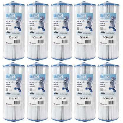 Unicel 5CH-352 Replacement 35 SqFt Filter Cartridge for Spa,151 Pleats (10 Pack)