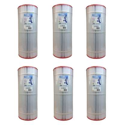 Unicel C-9410 Replacement 100 Sq Ft Pool Filter Cartridge, 155 Pleats, 6 Pack
