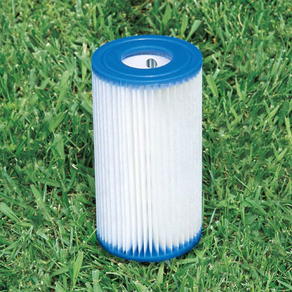 Intex 12ft x 30in Metal Frame Set Above Ground Swimming Pool with Filter