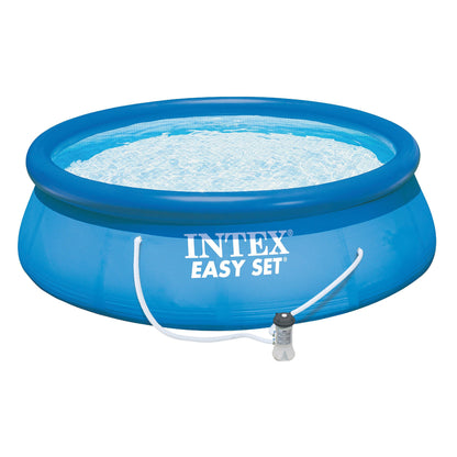 Intex 15' x 4’ Inflatable Above Ground Pool Set & Hydrotools Chlorine Dispenser