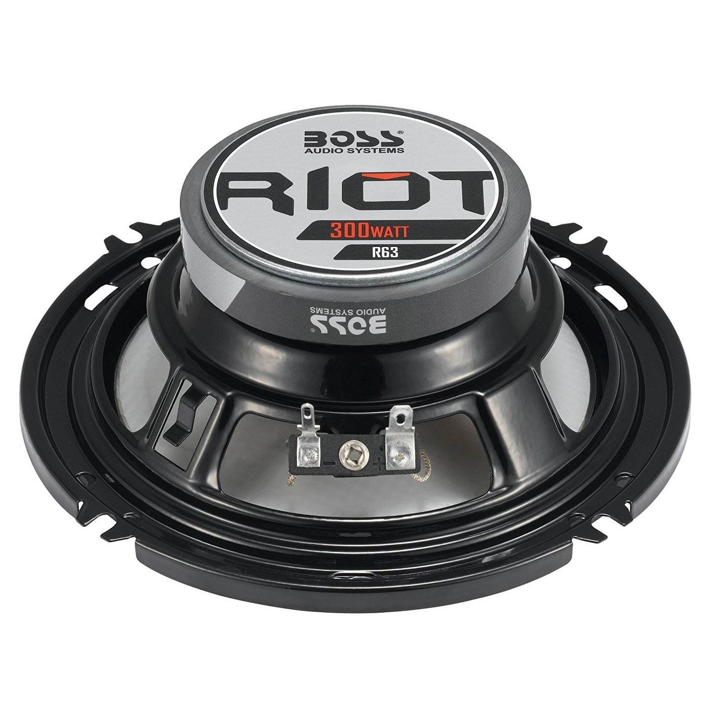 Boss R63 6.5 Inch 300W 3 Way Car Audio Coaxial 4 Ohm Stereo Speakers (Pair)