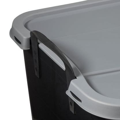 Life Story 55 Quart Stackable Storage Bin, Heavy Duty Lidded Container, 12 Pack