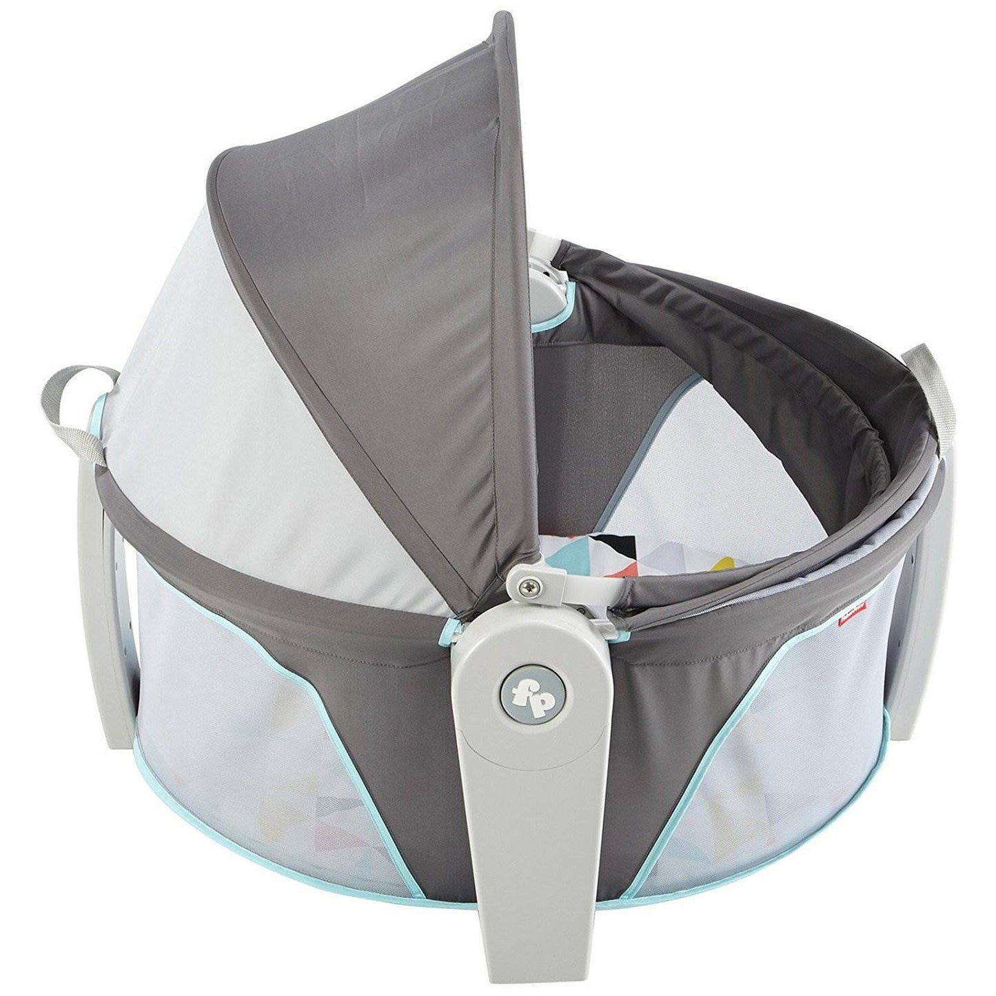 Fisher Price On-the-Go Indoor & Outdoor Folding Baby Travel Dome with Sun Canopy