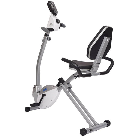 Stamina Products Recumbent Indoor Cardio Exercise Bike with Upper Body Exerciser