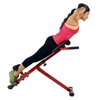 Stamina X Adjustable Ab Back Core Strength Exercise Fitness Hyperextension Bench