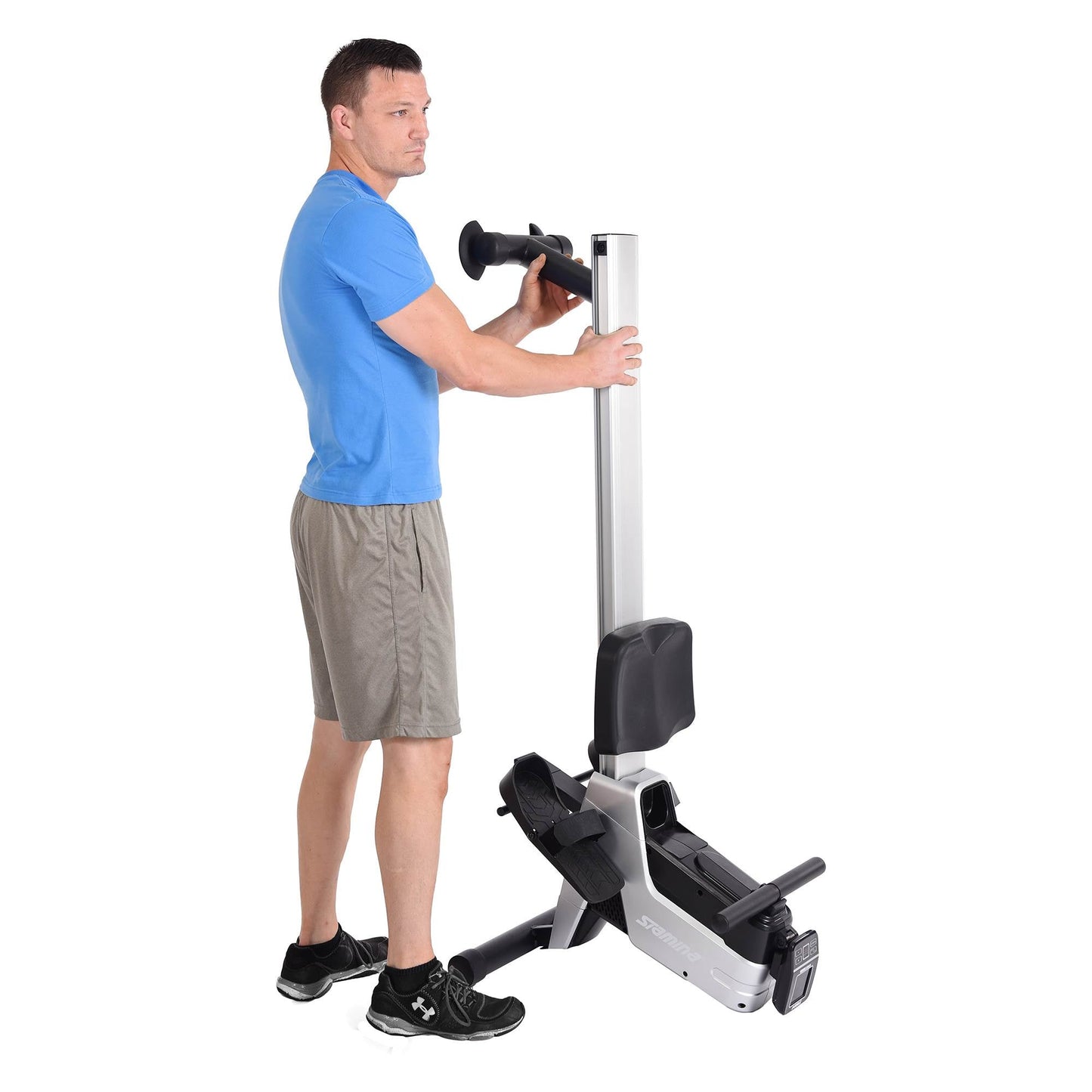 Stamina Programmable Cardio Fitness Magnetic Rowing Home Gym Exercise Machine