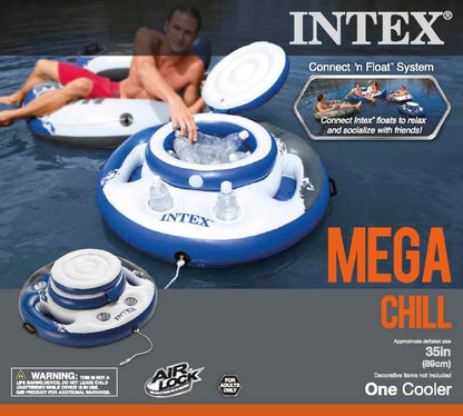 Intex Mega Chill Inflatable Floating Beverage Cooler | 56822EP