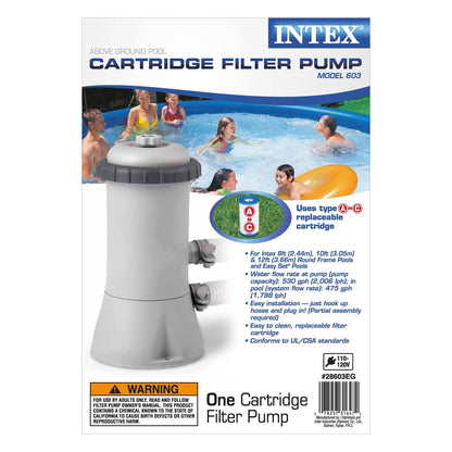 Intex 15ft x 33in Easy Set Above Ground Swimming Pool and 530 GPH Filter Pump