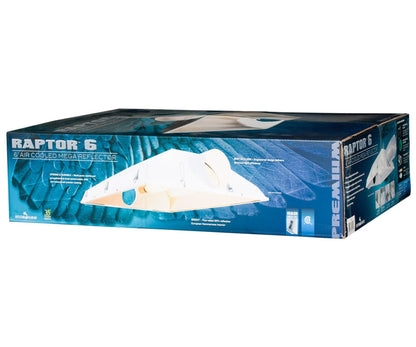 NEW! Hydrofarm Raptor 6" Air Cooled Grow Light Fixture Reflector Hood | RP6AC