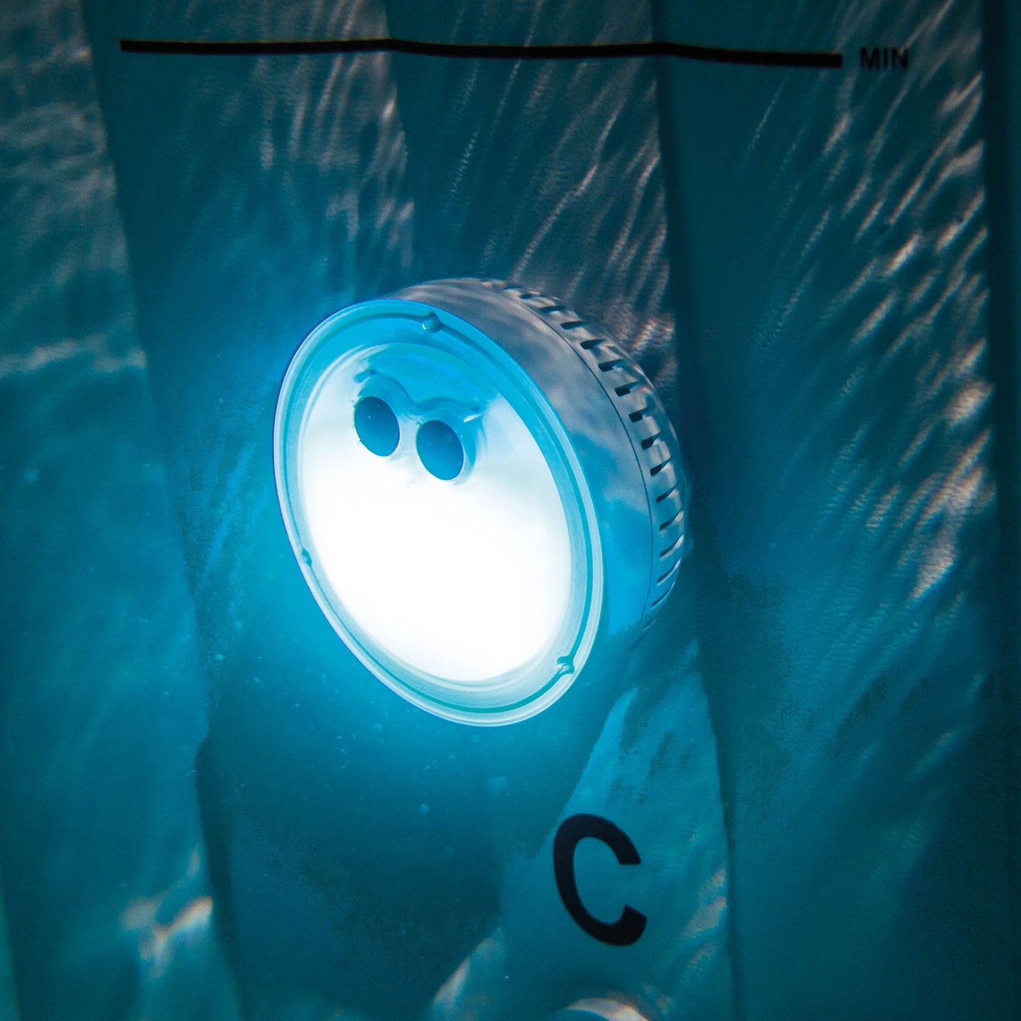 Intex PureSpa Battery Multi Colored LED Light for Bubble Spa Hot Tub (8 Pack)