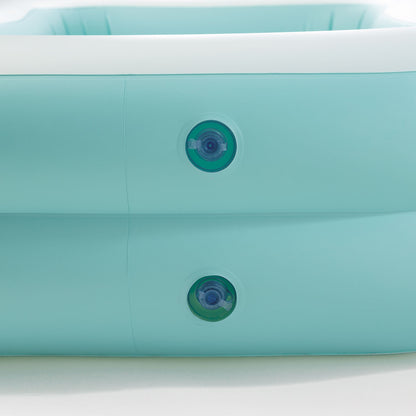 Intex 57181EP 7.5ft x 4.8ft x 18in Aqua Swim Center Inflatable Kiddie Pool