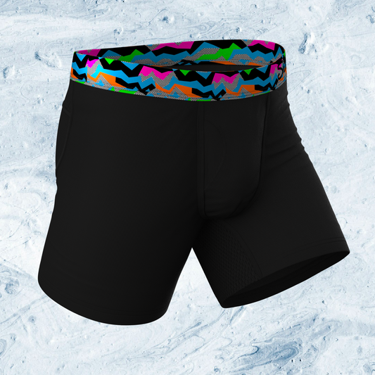 The 80s Called | Black and Neon paradICE™ Cooling Ball Hammock® Pouch Underwear