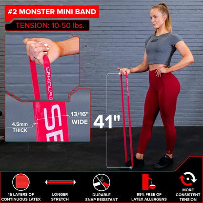 41" Monster Mini Resistance Band (10-50 lbs)