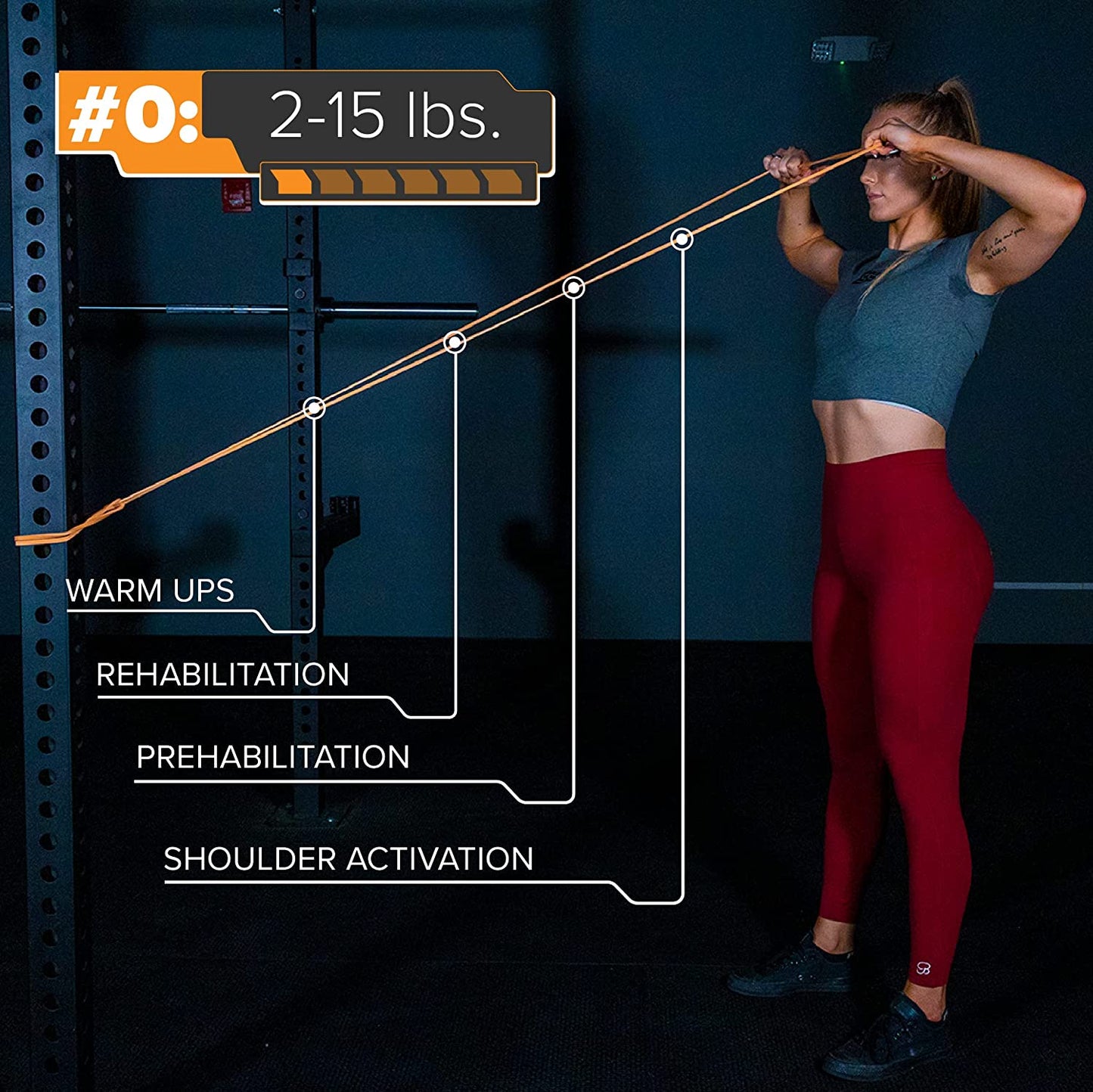 41" Mini Resistance Band (5-35 lbs)