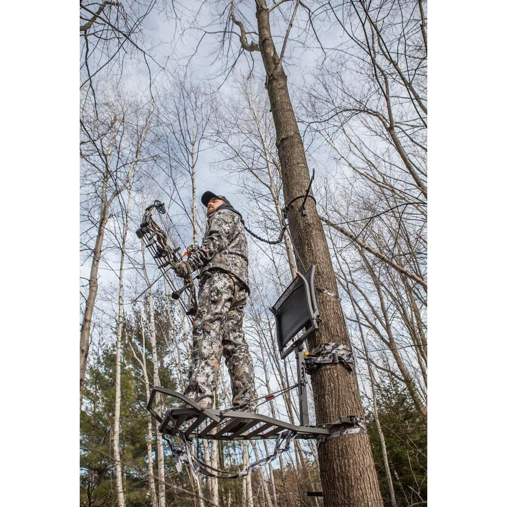 Hawk Helium Kickback LVL Hang-On Tree Stand with Leg Extension Footrest (2 Pack)