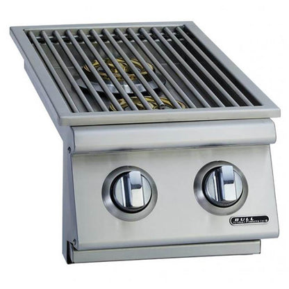 Bull Outdoor Products Stainless Steel 22,000 BTUs Slide-In Double Side Burner