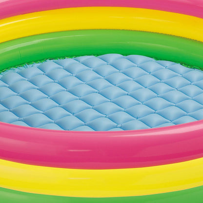 Intex 4' 10"x 13" Inflatable Sunset Glow Colorful Backyard Kids Swimming Pool