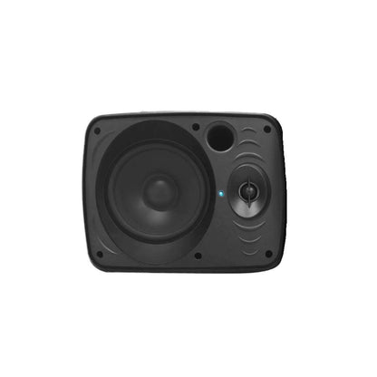 Pyle 5.25 Inch 600 Watt Indoor Outdoor Waterproof Bluetooth Black Speaker Pair