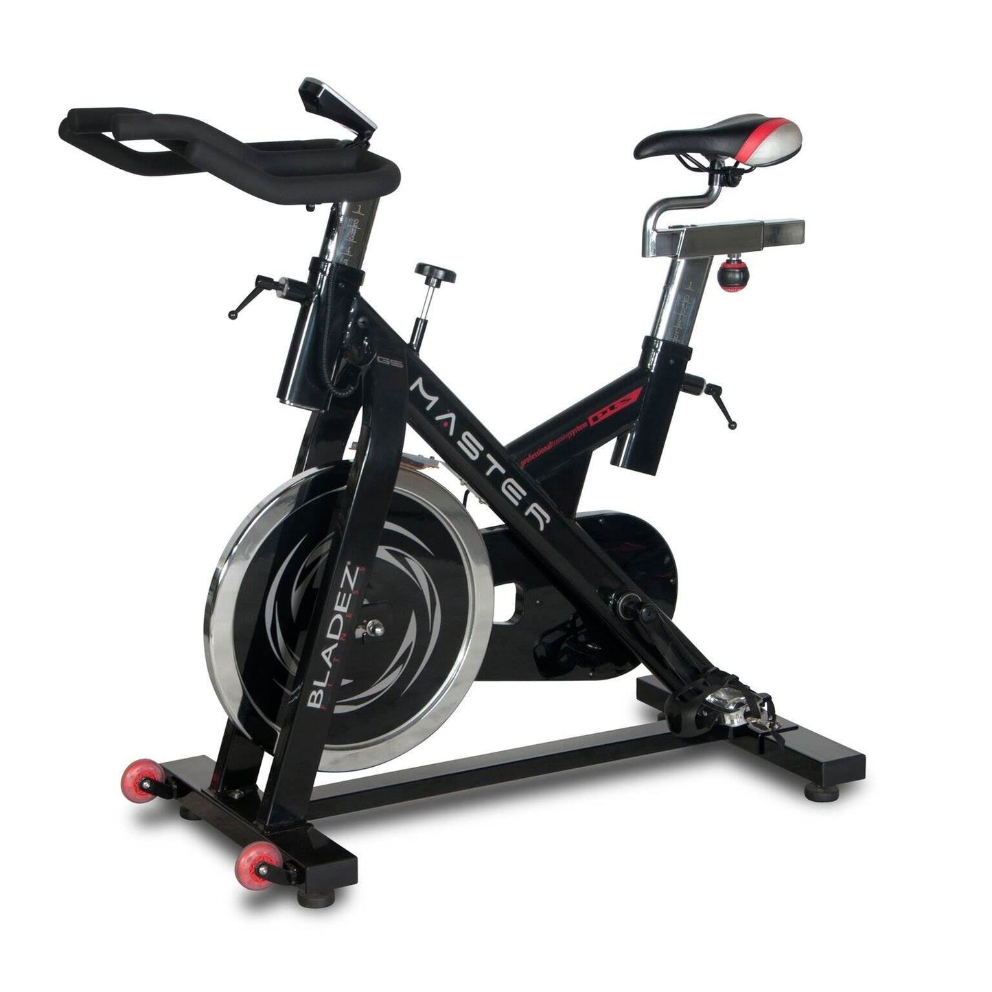 Master GS Bladez Fitness Stationary Indoor Exercise Bike w/LED and Racing Design