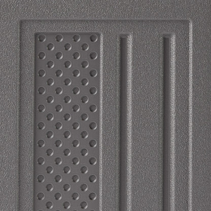 Suncast 4 Cubic Feet Resin Single Shelf Garage Wall Storage Cabinet, Platinum